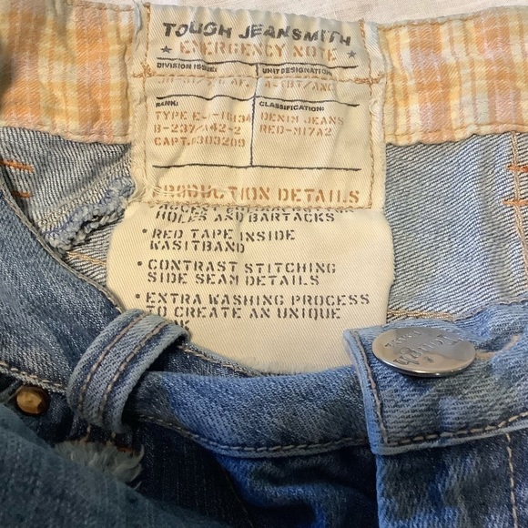 TOUGH Jeansmith side zipper jeans. Size~29 - Picture 3 of 6